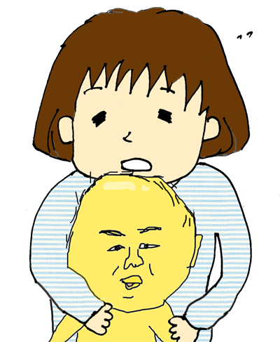 検診中の絵